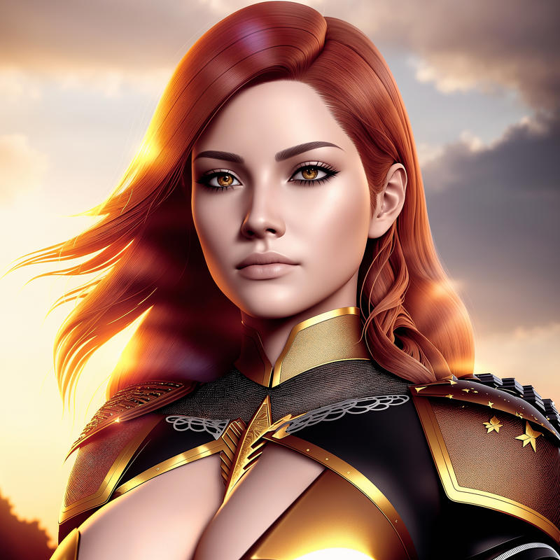 00700-4088060639-professional intricate close-iup portrait of a female warrior with ginger hair, (black armor_1.2), [gold details], (hair blown b.jpg